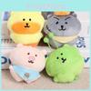 Cute Selfdeprecating Bear Plush Keychain With Soft Polyester For Girls And Boys