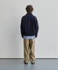 Horlisun Visitor Harrington Seersucker Jacket Navy