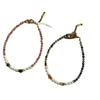 Handmade Titanium Steel Shell & Pearl Beaded Necklace and Choker Bracelet Set