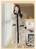 Long Sleeve Maternity Nightgown: Spring & Autumn Breastfeeding Pajamas with Cardigan for Pregnant Women