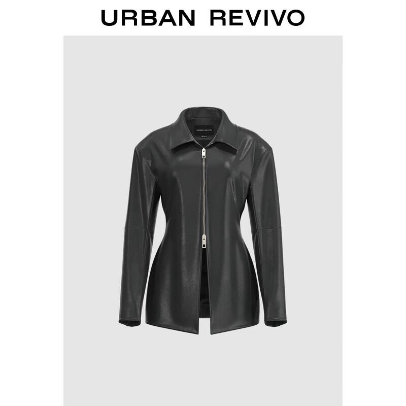

UR Women s Modern Retro Double-Zip Slit Jacket M