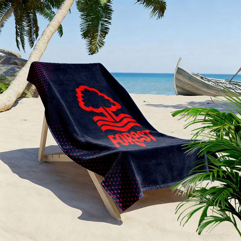 Nottingham Forest F.C Beach Towel, Large Soft Quick Dry Towel for Beach Camping Swimming