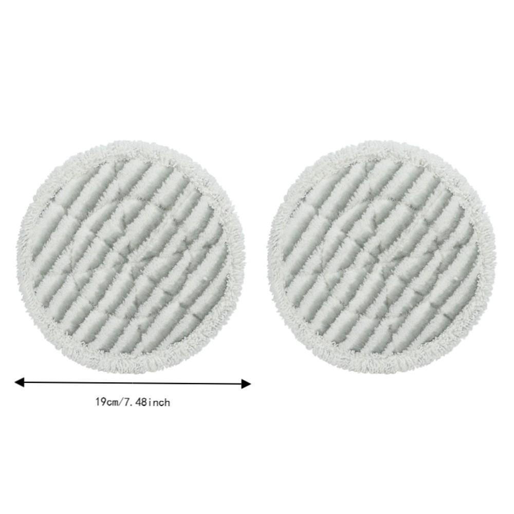 2PCS White Scrubbing Steam Mop Steam Mop Cloth for Shark S7000 Series S7000AMZ S7001 Floor Cleaning