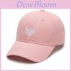 Casual Cotton Baseball Cap With Heart Paris Embroidery For Summer And Spring Seasons