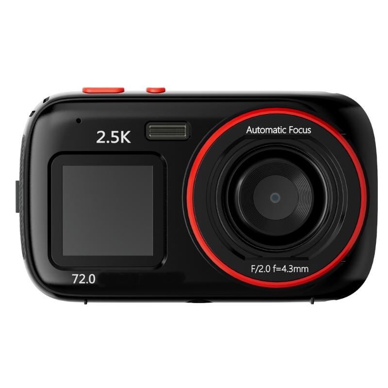 

Compact Digital Camera 72 Million Pixels Unisex Designs Portable Camera Pocket Size ABS Camera for Outdoor activity