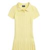 Polo Ralph Lauren Dress Ss24 Solid Color Logo Embroidery Short Sleeve Kids Dresses Yellow 313935037-002