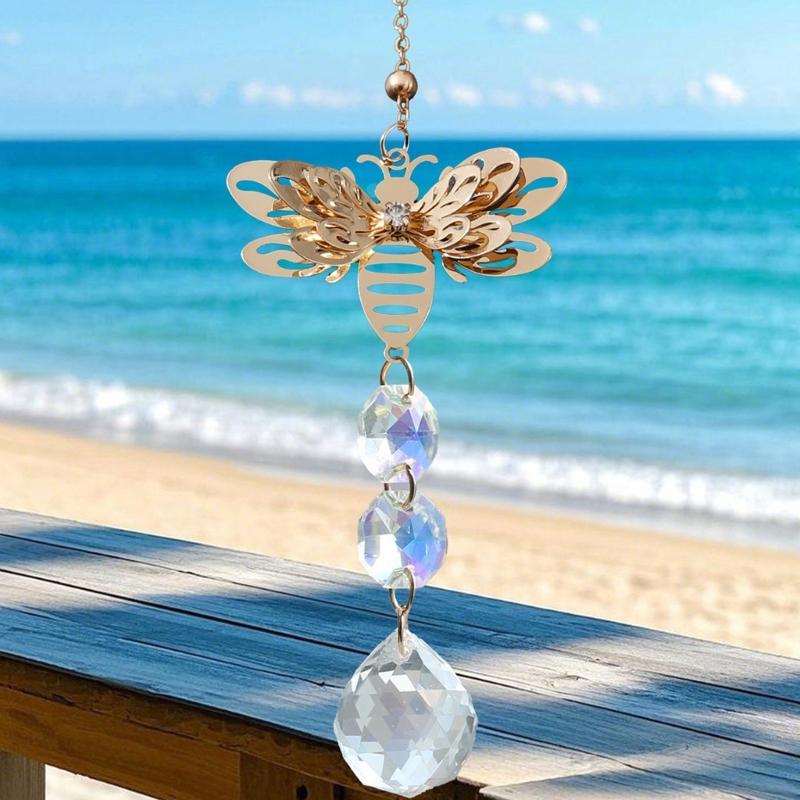 Sparkling Crystals Hanging Decoration Ornament for Garden Christmas Wedding Garden Home Decoration Gift