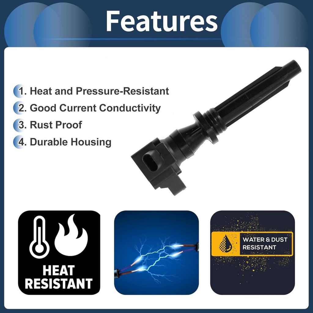 Ignition Coil Ignition Coil Pack No.DX2312A366AC for Land Rover Discovery 2017-2020