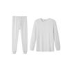 Yiershuang Men's 100% Cotton 3-Layer Thermal Underwear Set
