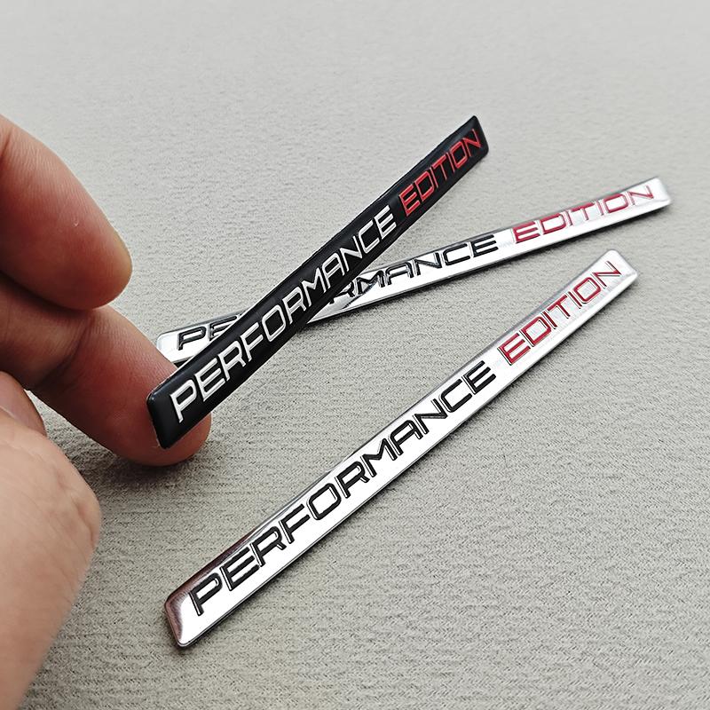 2pcs 3D Aluminum Auto Motorcycle Sticker Logo Performance Edition Decal For BMW Suzuki Kawasaki Yamaha Aprilia Ducati Accessorie Uq2