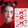 Sparkling Face Temporary Tattoos Rhinestone Face Tattoo Sticker Photocard Sticker  Men Women