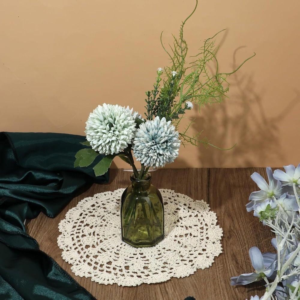 Vintage Table Mat Round Crochet Placemet New Wedding Event Decor