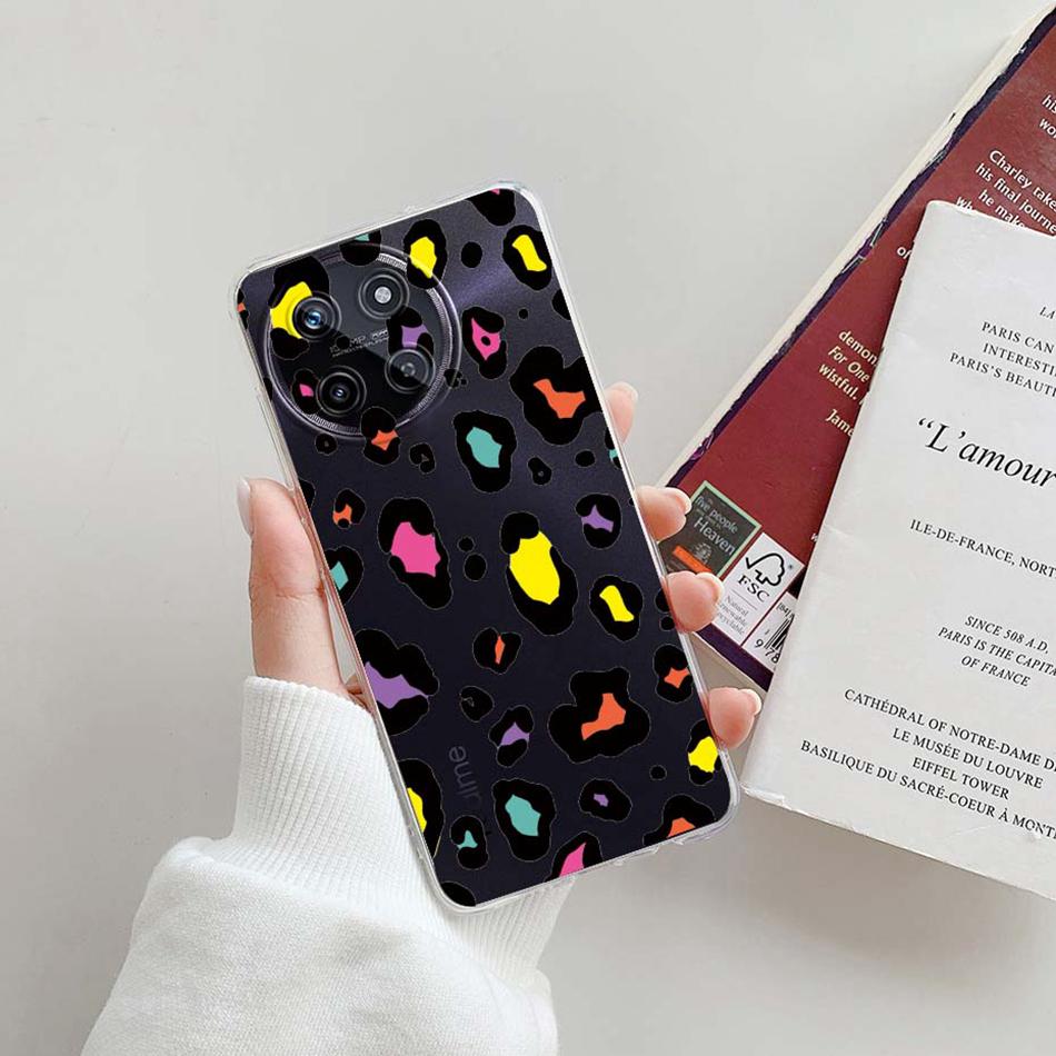 For Realme 11 4G Case Cute Fashion Patterns Clear Silicone Soft TPU Phone Back Cover For Realme 11 Realme11 4G 2023 Funda Bumper