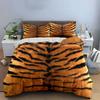 Wild Tiger Print Decor Set Multiple Sizes Kid'S And Adults' Bedroom Exquisite 3Pc Bedding Set, Gift