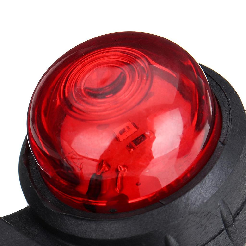 1/2pcs 12V 24V Truck Trailer Lights LED Side Marker Position Lamp Lorry Tractor Clearance Lamps Parking Light Red White