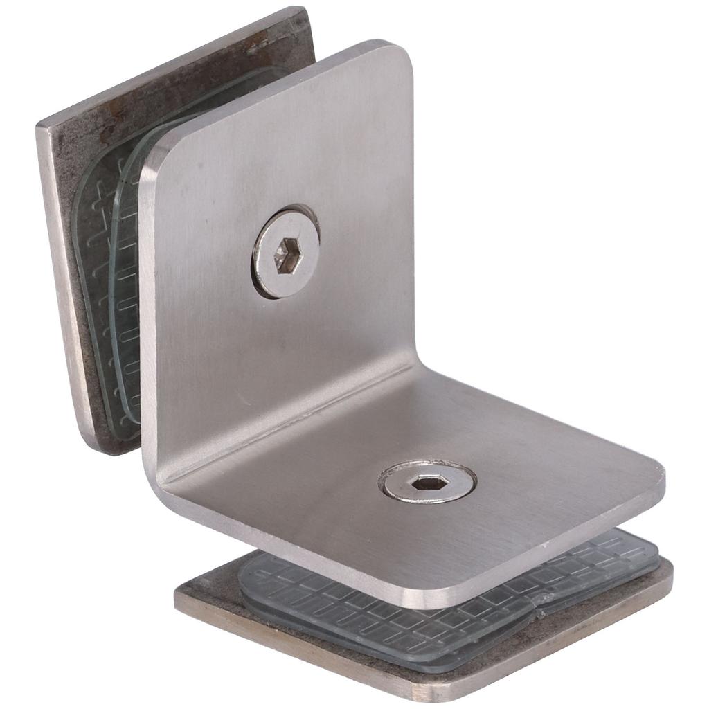 90 Degree Glass Clamp 304 Stainless Steel RightAngle Shower Clip Accessories for Door