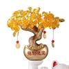 Fortune Tree Lucky Cat Statue and Figurine Art Collection Birthday Gift Tabletop Decoration