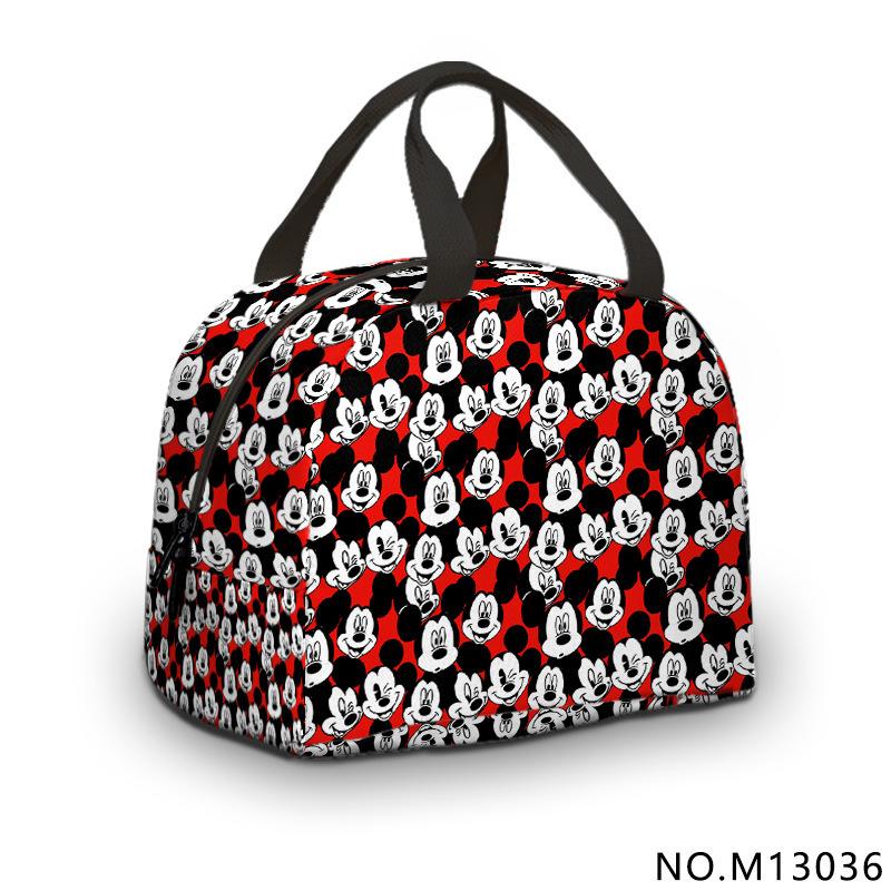 Digital Full Print Lunch Bag Children'S Meal Bag Student Picnic Bag Thermal Insulation Bag Bento Bag Handbag