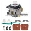 Zama RB-K93/RBK93 Carburetor Kit for SRM-225/SRM-225i with Fuel Line, Air Filter, and Fuel Cup