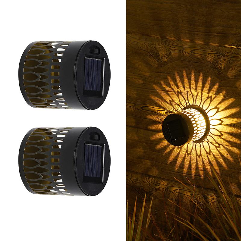 1/2/4PCS Solar-Powered peony Lantern Light Wall Lamp Outdoor Garden Patio Walkway Decorations Lighting for Garden Decor