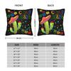 Let'S Fiesta Party Printed Pillow Case Mexican Amigo Cinco De Mayo Sombrero Comfy Pillow Cover Novelty Pillowcases