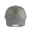 Playful Holiday Pines Quote Artwork Baseball Cap Fashion Outdoor Sports Sunhat Unisex Snapback Cap Womens