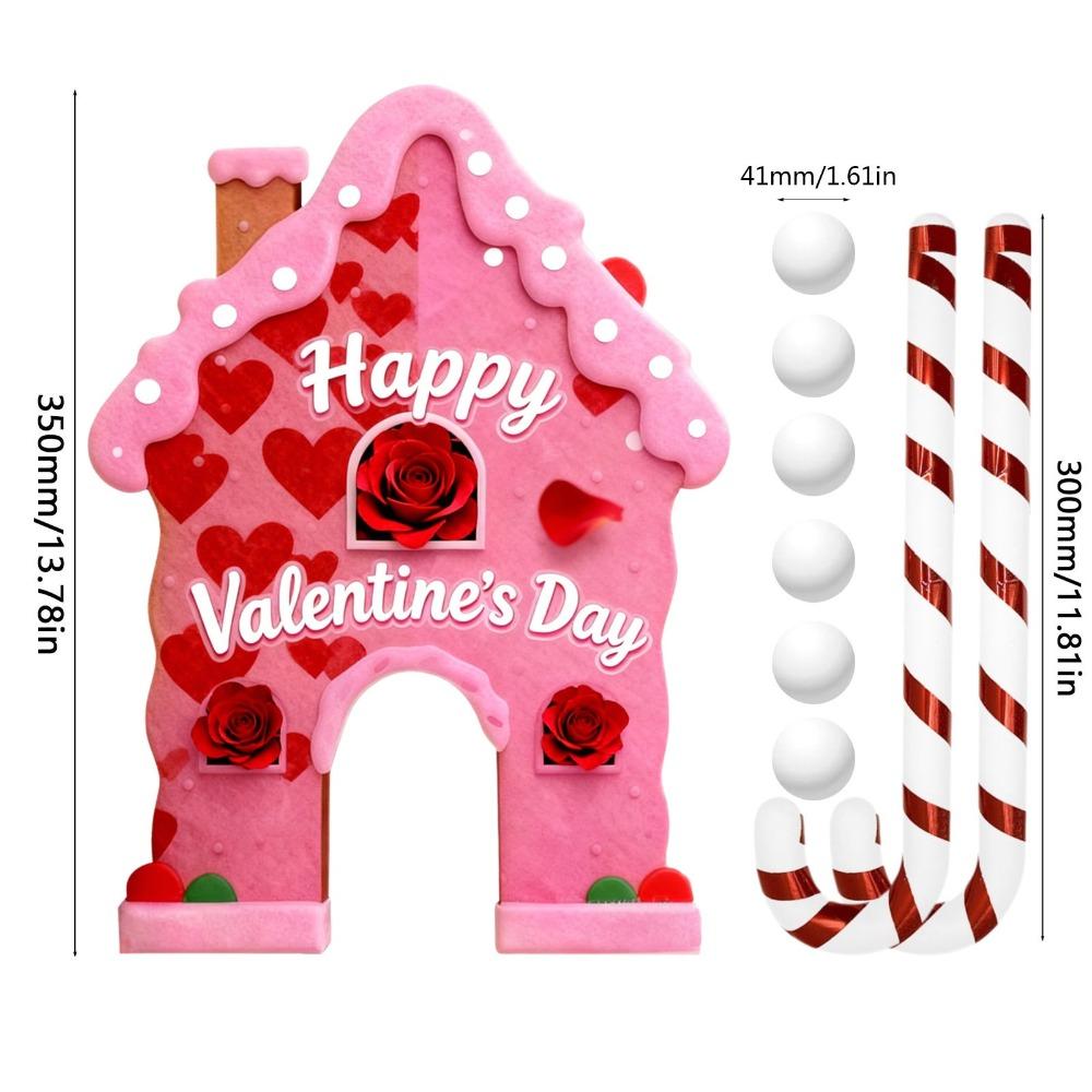 Candy Cane Sticks Gingerbread Golf Set Equipped With Club Portable Design Golf Game Set Festive Atmosphere Decor