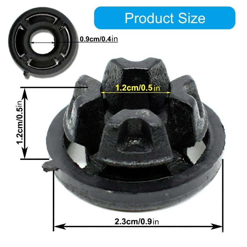 Pack of 6 Automotive Engine Compartment Hood Bonnet Rod Strut Retainer Grommet Clips W712889-S300 Suitable for MK4 MK5