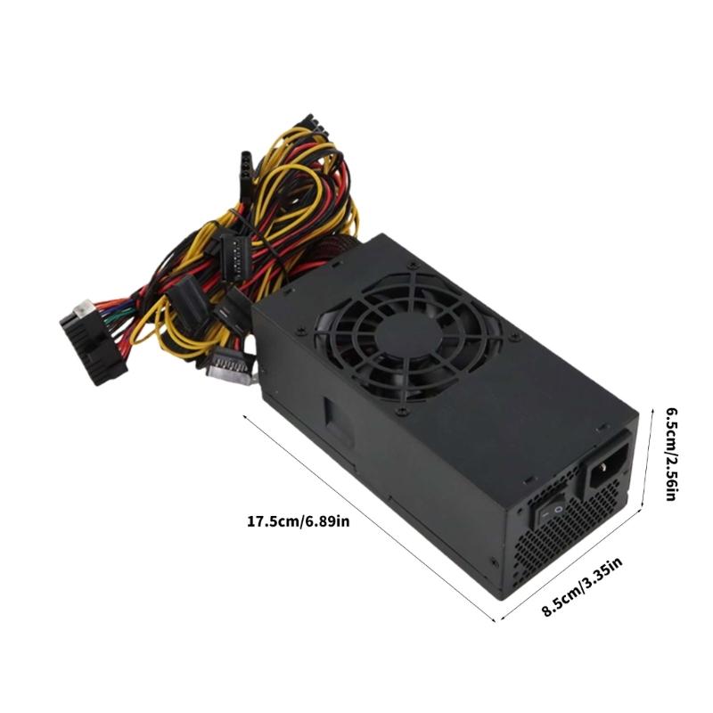 TFX 400W Power Supply 400W Power Supply Unit 110-240V Power Source with 8cm Exhaust Fan For Desktop Small PC Case Accessories