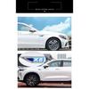2 teile/satz Für BMW X6 auto Kotflügel Metall Aufkleber Außen Dekorative Abziehbilder Änderung Auto Emblem Zubehör