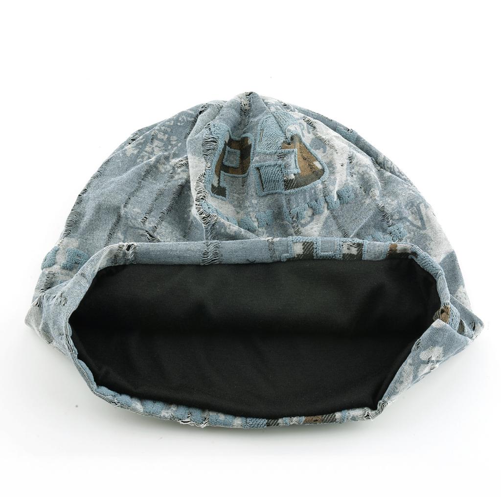 Chunqiu Lady Hole Bag Head Hat Thin Versatile Face Small Pile Hat Cold Hat