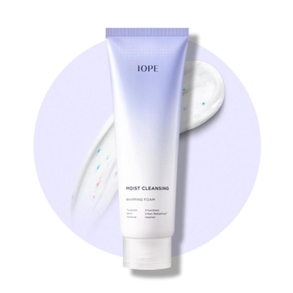 [IOPE] Moist Cleansing Whipping Foam 180ml / Facial Cleanser