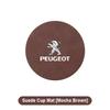 Car Leather Water Coaster Non-Slip Mat Car Bottle Holder Insert Pad For Peugeot 308 408 508 RCZ 208 3008 206 207 307 Car Gadgets