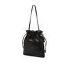 Daks Black Soft Lamb Leather Flower Charm Shoulder Bag Dcba6f558bk