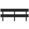 VidaXL Headboard Black 184x3x81 Cm Solid Pine Wood 819089