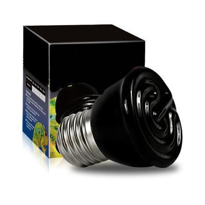 100W Keramik Heizlampe Nicht Leuchtendes Haustier Heizlicht für Reptilienheim 220V Schwarz