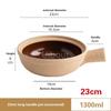 Hong Kong style Little pan rice Casserole Single handle old-fashioned clay pot Commercial high-temperature resistant sand pot