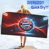 FC Bayern Munich Print Beach Towel, Large Soft Quick Dry Towel for Beach Camping Swimming