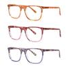 Turezing Reading Glasses for Men and Women Square Frames HD Lenses Ultra Lightweight Presbyopia Glasses