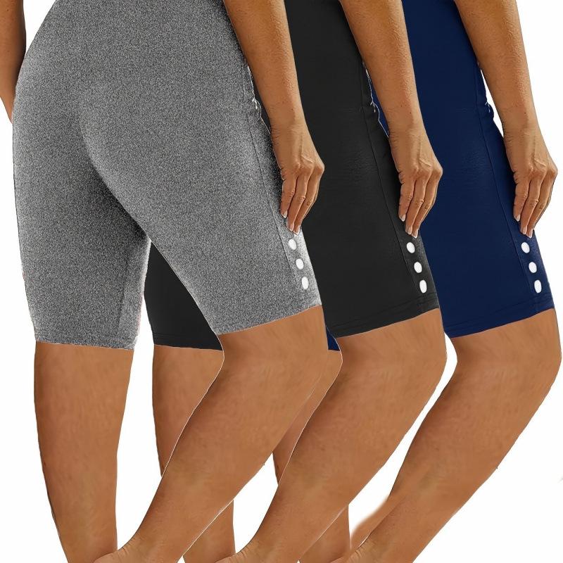 Solid Color Casual Capris - Pure Color Cross-Border Special 2XL