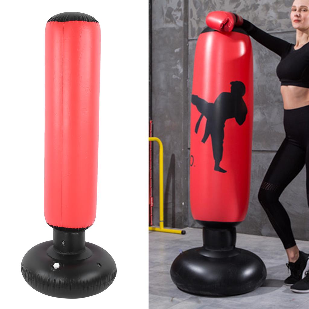 1.6m Adult Inflatable Boxing Bag Thickening Vertical Boxing Fight Column Children