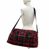 Excellent SAINT LAURENT PARIS Boston bag Red wool Women 594400 Used