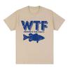 Funny Fish Diagram Meme Graphic T Shirt Men Women Retro High Quality Fashion T-shirts Tops Casual 100% Cotton Oversized T-shirt