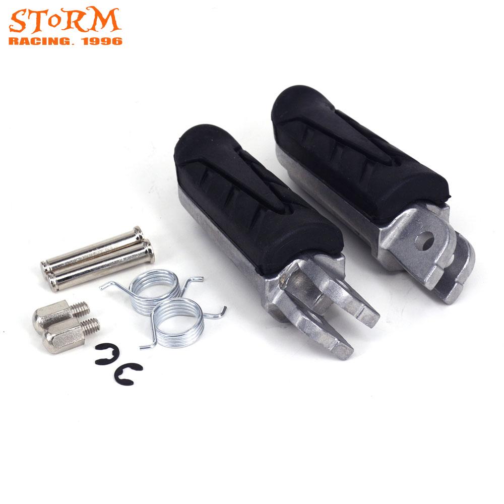 Motorcycle Front Footrest Foot Pegs For HONDA XL CB VT VTR NT CBF CBR NTV VFR 125 250 400 500 600 650 750 800 900 1000 1100