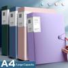 1Pcs Pp High Transparency And Waterproof Insert Brochure 60/100 Pocket A4 File Folder Suitable For A4 Size Documents And Papers