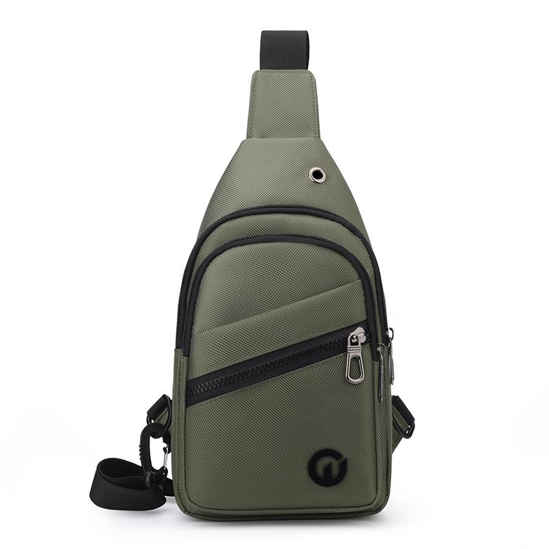 Chest Bag Men's Multifunctional Crossbody Shoulder Bag Large Capacity Nylon Men's Bag