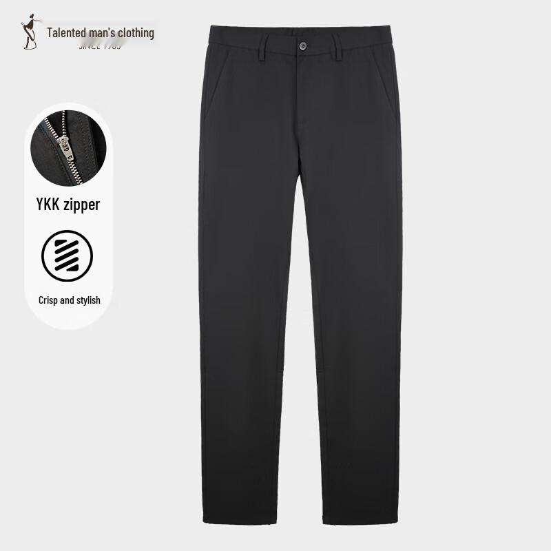 

Caizi Men s Business Casual Straight-Leg Trousers 32 (175/82A)