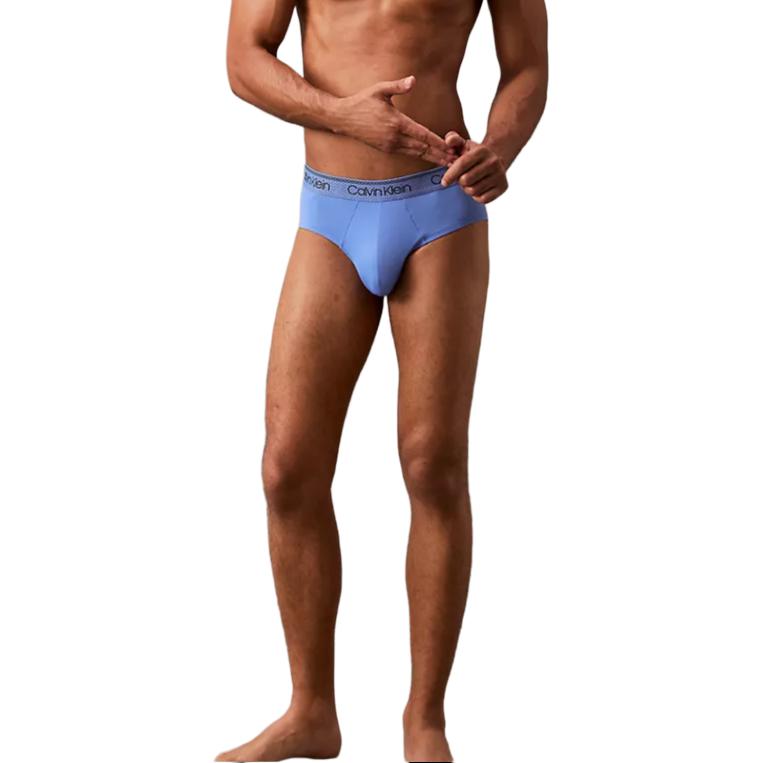 Calvin Klein Micro Stretch Cool And Comfortable Briefs Men Underwear Blue NB3806-400