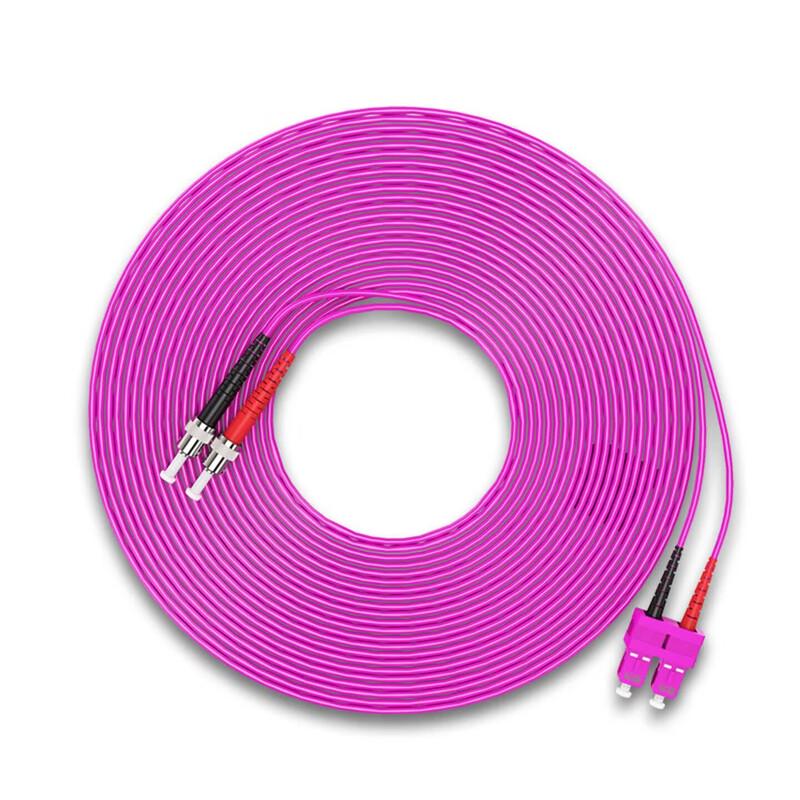 Shengwei OM4 SC-ST Duplex Multimode Fiber Optic Patch Cable