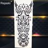 1PC Cool Totem Temporary Tattoo Fake Black Full Arm Tattoo Sticker For Men Summer Style Tatoos Decal